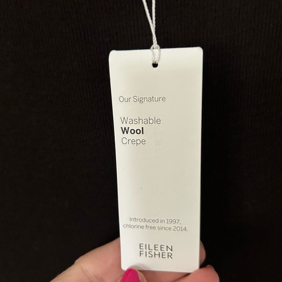 Eileen Fisher brown wool sleeveless dress/jumper. New with tags. Size large. - Picture 3 of 9